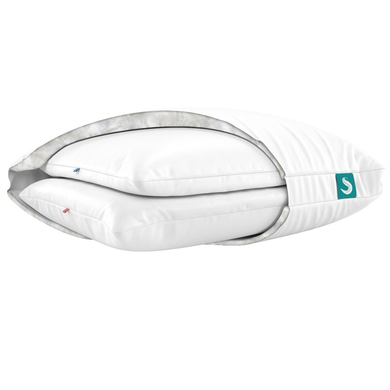 Queen Size Hypoallergenic White Microfiber Sleeping Pillow