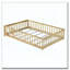 Lit simple au sol avec clôture sans porte-1875410493