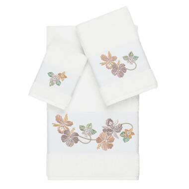 Butterfly Floral Bath Towel Set and Bath Set