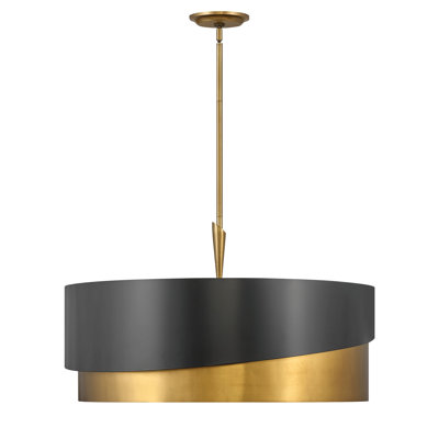 Gigi Eight-Light Convertible Drum Chandelier