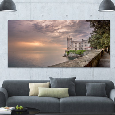 " Miramare Castle At Sunset "