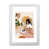 White Framed