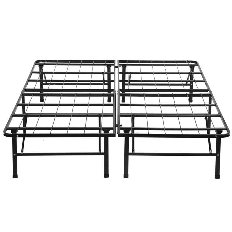 Jasleene 14'' Steel Bed Frame, Queen