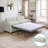 Latitude Run Velvet Queen Pull Out Sleeper Loveseat with Memory Foam Mattress-805547599-805547593