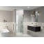 Albedo 26.75 in. x 78 in. Fully Frameless Hinge Shower Door-1511223385