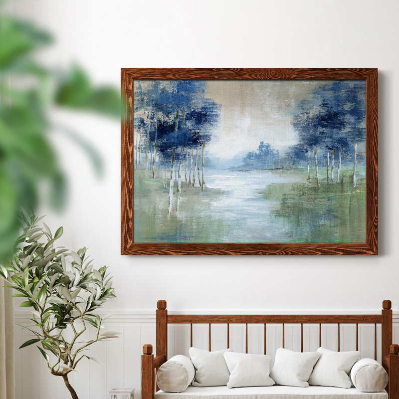 Birch River - Peinture sur toile encadrée, H 31 po x l 44 po x P 0,75 po, Érable