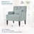 HIMO 29" W Tufted Armchair with Nailhead Trim -7578824