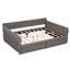 Grand lit plateforme tapissier avec port USB et 2 tiroirs-1337903668