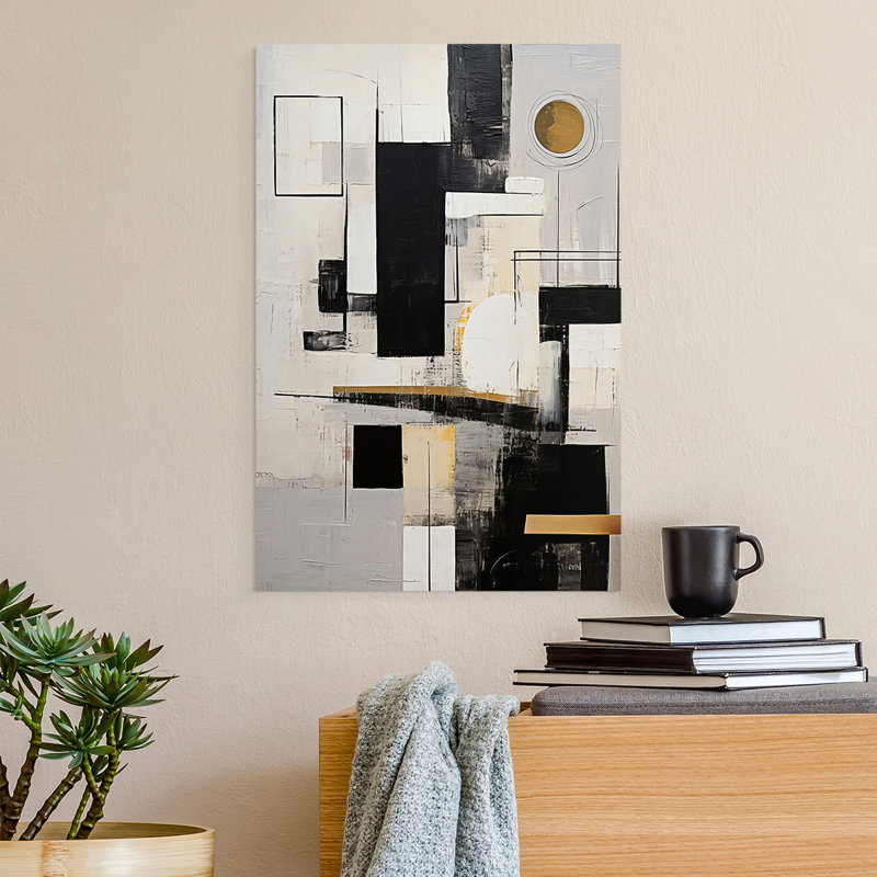 Série ABSTRACT CCCLLIXIX - Impression sur toile seulement - NON CADRE, H 18 po x l 12 po