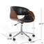 Chaise de bureau moderne pour le salon