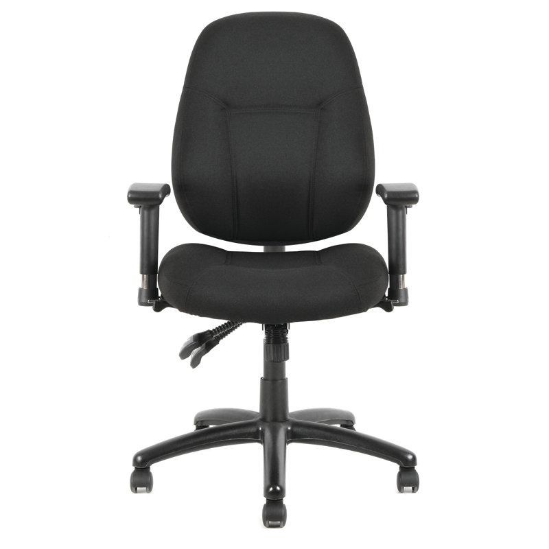 Chaise de bureau Burgan, dossier moyen, multifonction