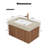30" Bathroom Vanity With Sink, Wall-Mounted Plywood Bathroom Storage Cabinet With Drawer & Door-1443447754-1443447757