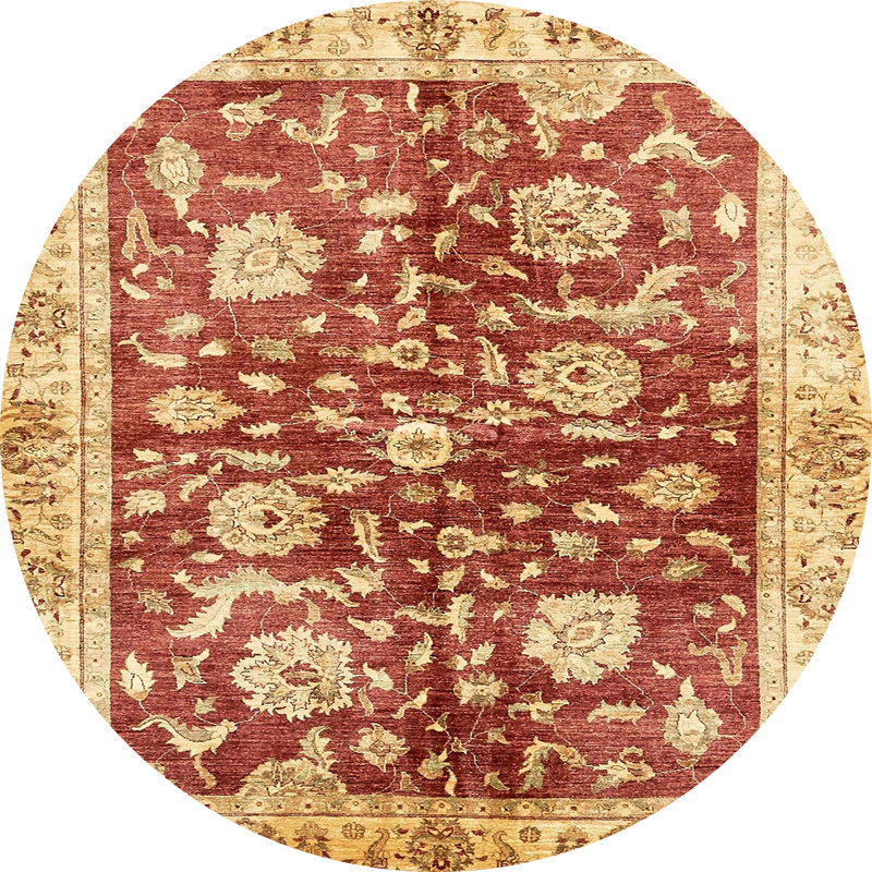 Tapis abstrait moderne 459, Rond 7 pi