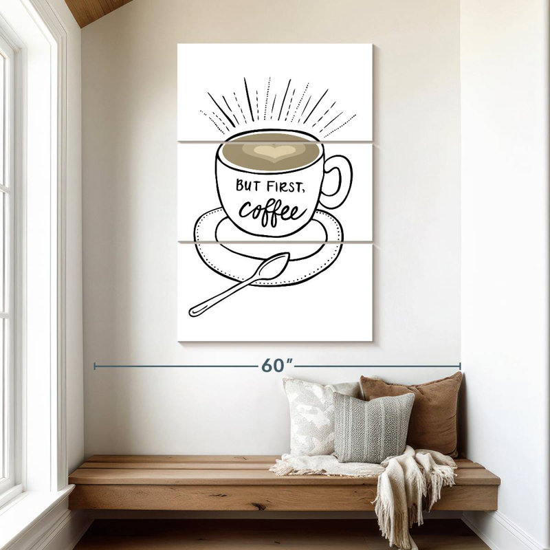 Tergel Coffee First, 50" H x 32" W