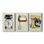Retro Kitchen Appliance II - Ensemble de 3 peintures sur toile tendue-1030755700