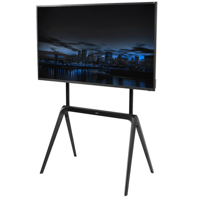 Vivo Black Floor Stand Mount For Greater Than 50" Screens Holds Up To 132 Lbs