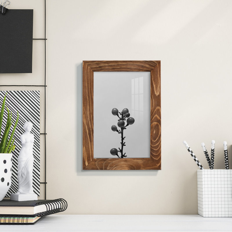 Liriope II " Liriope II ", 7" H x 5" W x 1" D, Walnut 