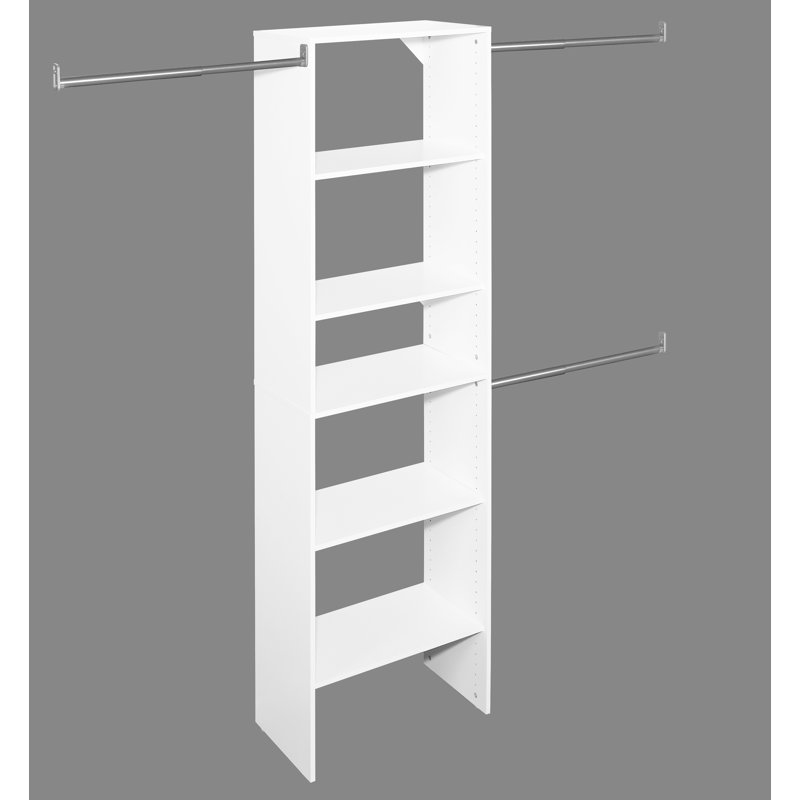 SuiteSymphony Closet System, White, 12.5" W