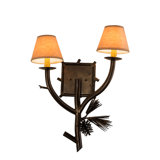 Rustic Lodge 2 - Light Candle Wall Light