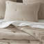 Ensemble de literie en coton de qualité supérieure, ensemble de courtepointe brodé taupe, toutes saisons