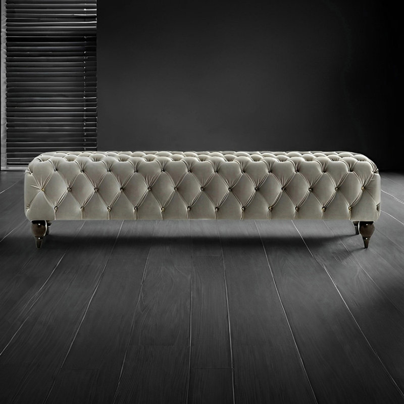 Banc de rangement Lannis, H 17,71 po x l 66,92 po x P 19,68 po