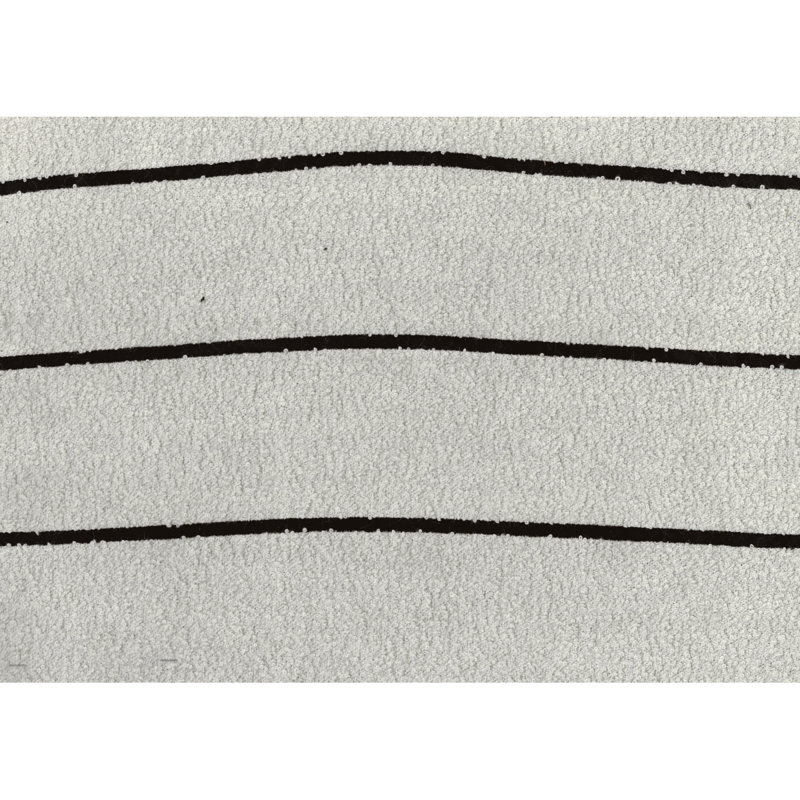 Pouf carré Modern, Tissu à rayures multiples