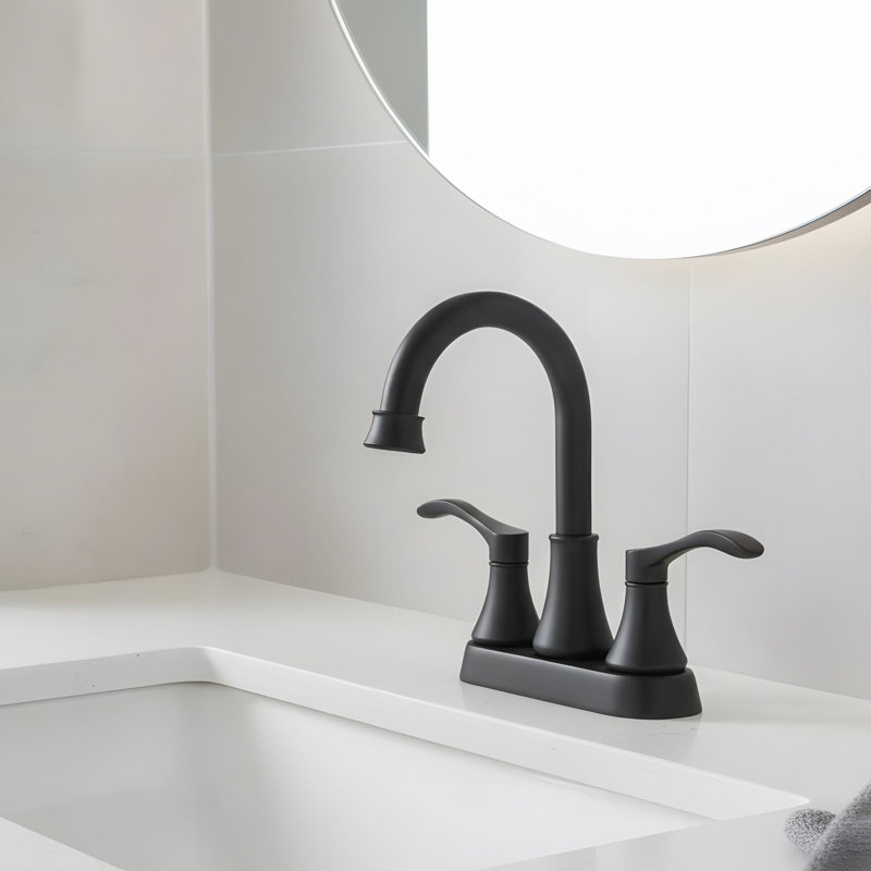 Modern Bathroom Sink Faucet with 2 Handles