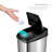 Nine Stars 13.2 Gallon Stainless Steel Slim Motion Sensor Trash Can