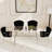 5 - Piece Glass Top Dining Set-384074389-384074377