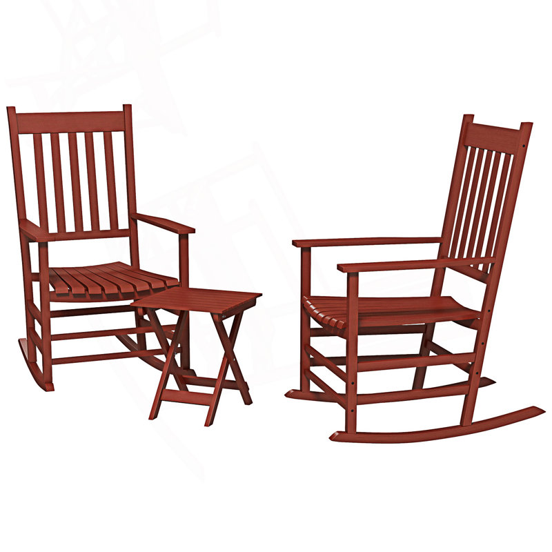 Drayvon Solid Wood Rocking Chair