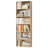 Langner 70.8" H x 23.6" W Standard Bookcase, 6-Tier Open Bookcase and Bookshelf, Freestanding Display Storage Shelves Tall Bookcase for Bedroom, Living Room and Office-440098504-440098506
