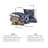 Bebejan Vertigeo 100% Cotton Sateen 5 Piece Reversible Comforter Set-117408985