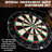 Webster Bristle Dartboard and Cabinet Set with Darts
