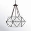 Sky 4 Light Metal Dimmable Geometric Chandelier