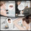 Miroir de maquillage avec lumières Miroir de salle de bain avec lumière et interrupteur tactile