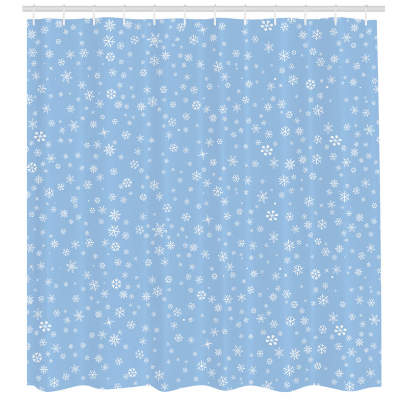 Shower Curtain with Hooks Included, 70" H x 69" W