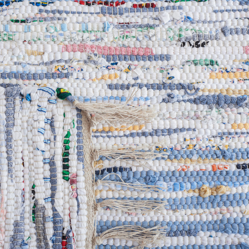 Montauk Hand Woven Performance Striped Rug, Rectangle 4' x 6'