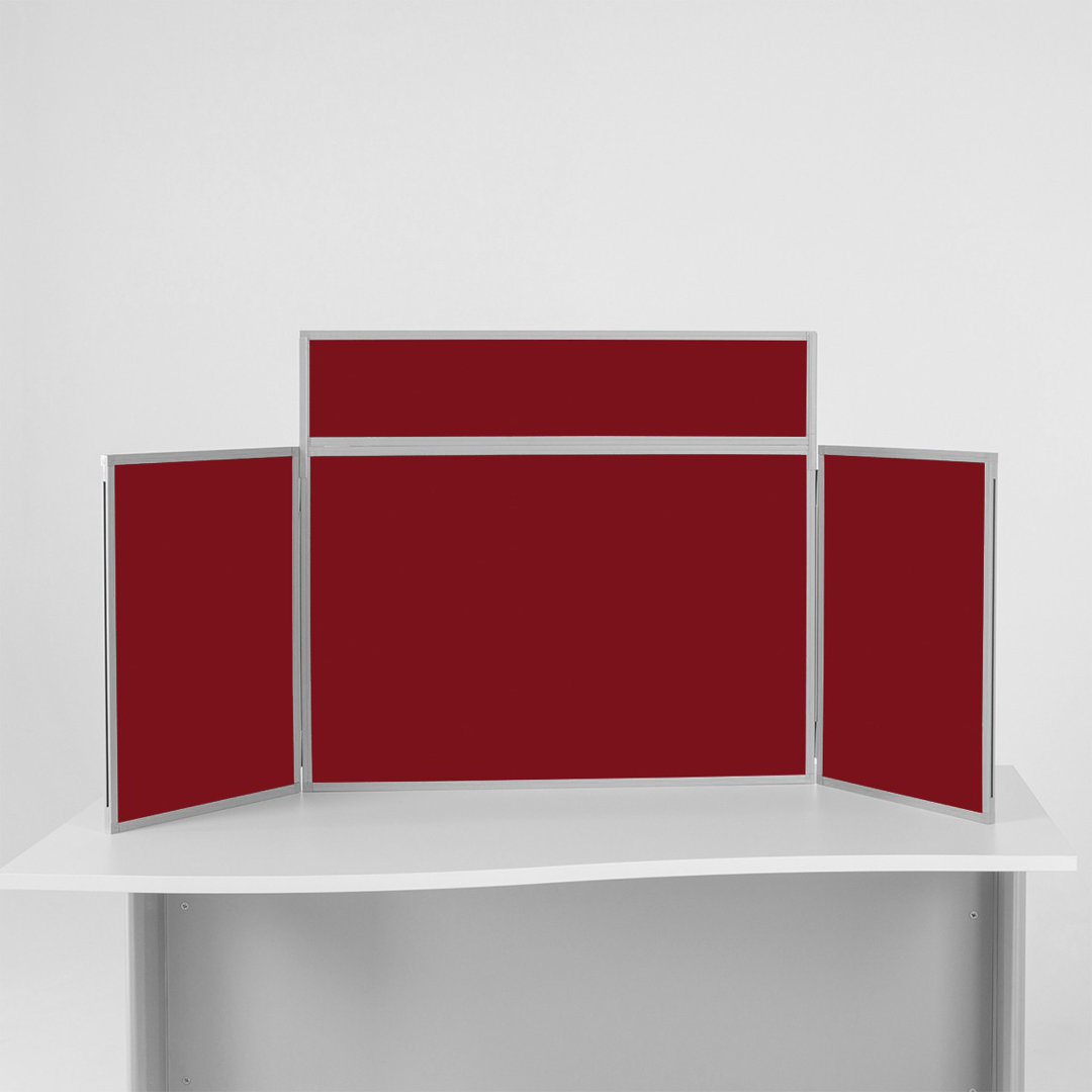 Free-Standing Reversible Bulletin Board 80cm H x 180cm W