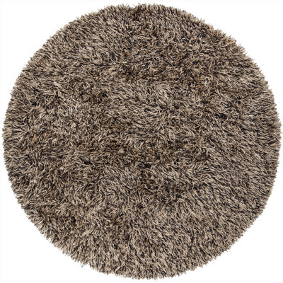 Tapis contemporain tissé à la main Everly Quinn Plutarch Taupe / Beige / Noir
