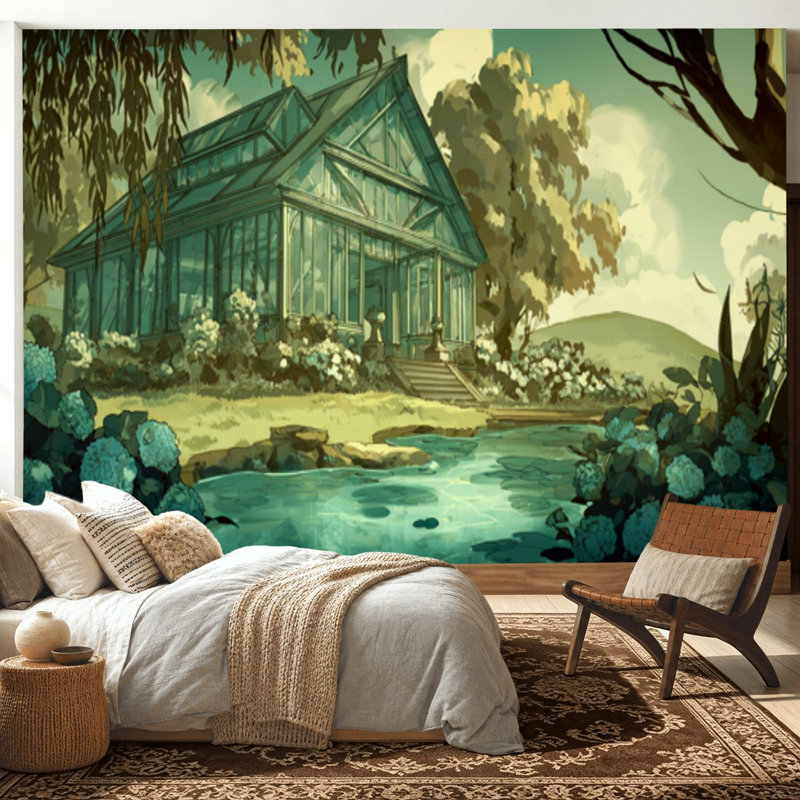 Papier peint adhésif auto-adhésif moderne pour la chambre à coucher Peel and Stick L 100 po x l 144 po
