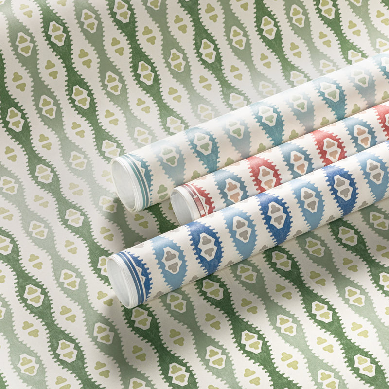 Avondale Elba 33' L x 27" W Wallpaper Roll, Jade