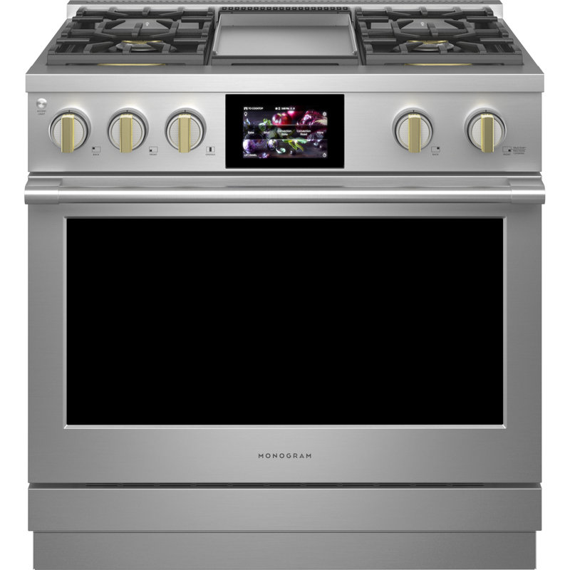 Monogram 36" Dual-Fuel Professional Range with Griddle