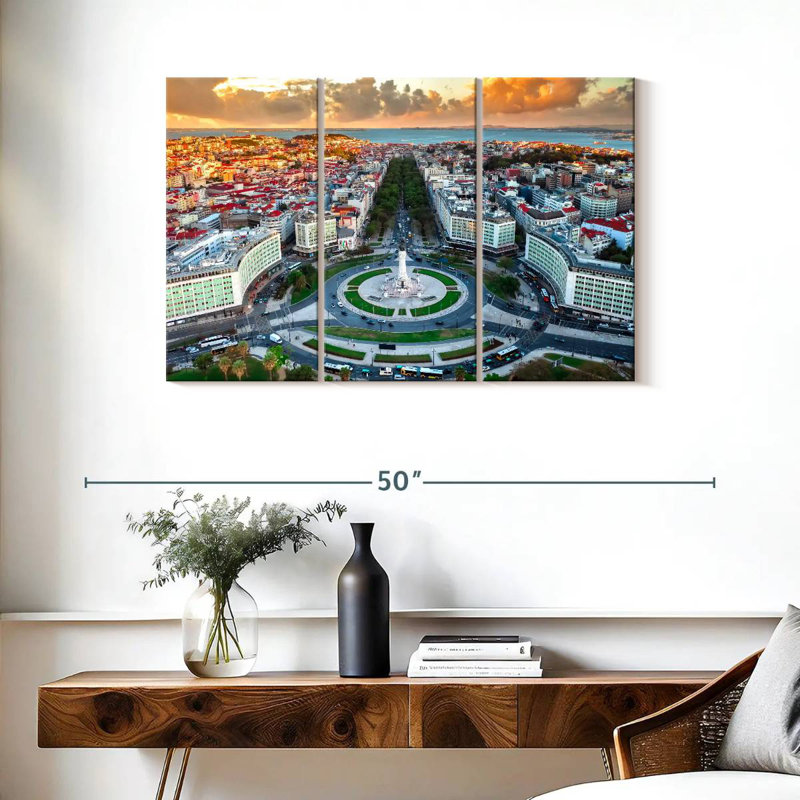 Rorry City Of Lisbon, 24" H x 38" W