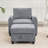 Storage Upholstered Armchair with Ottoman-2068325259