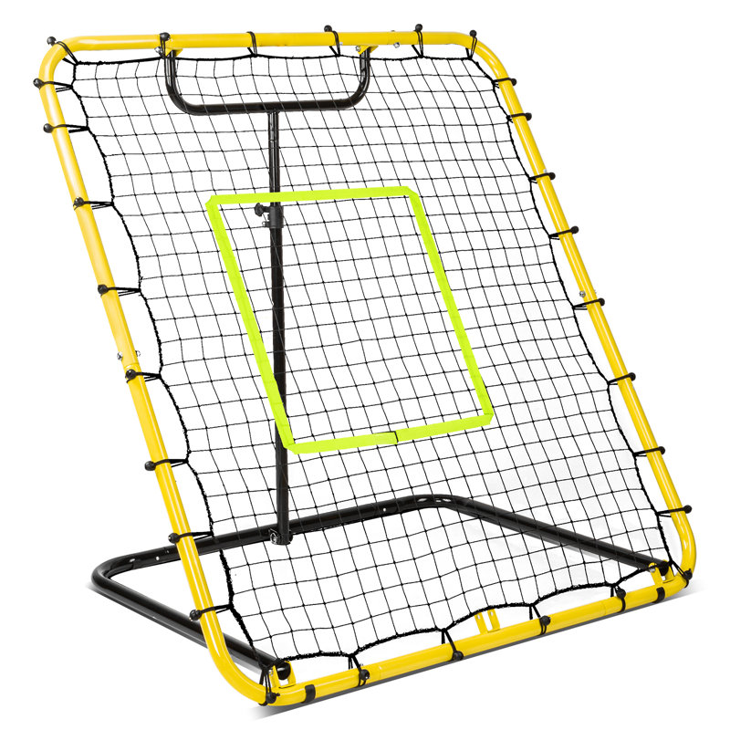 Filet de baseball rebondissant - filet de baseball 4 pi 4,5 pi pour l'entraînement au lancer