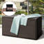 Boîte de rangement en osier 88 gallons Gymax-59363326