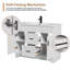 Meuble-lavabo autoportant Breonica de 42 po avec lavabo intégré en résine, design cannelé moderne, fini laqué PU résistant à l'eau, portes et tiroirs à fermeture amortie pour la rénovation de votre salle de bain.-971597540