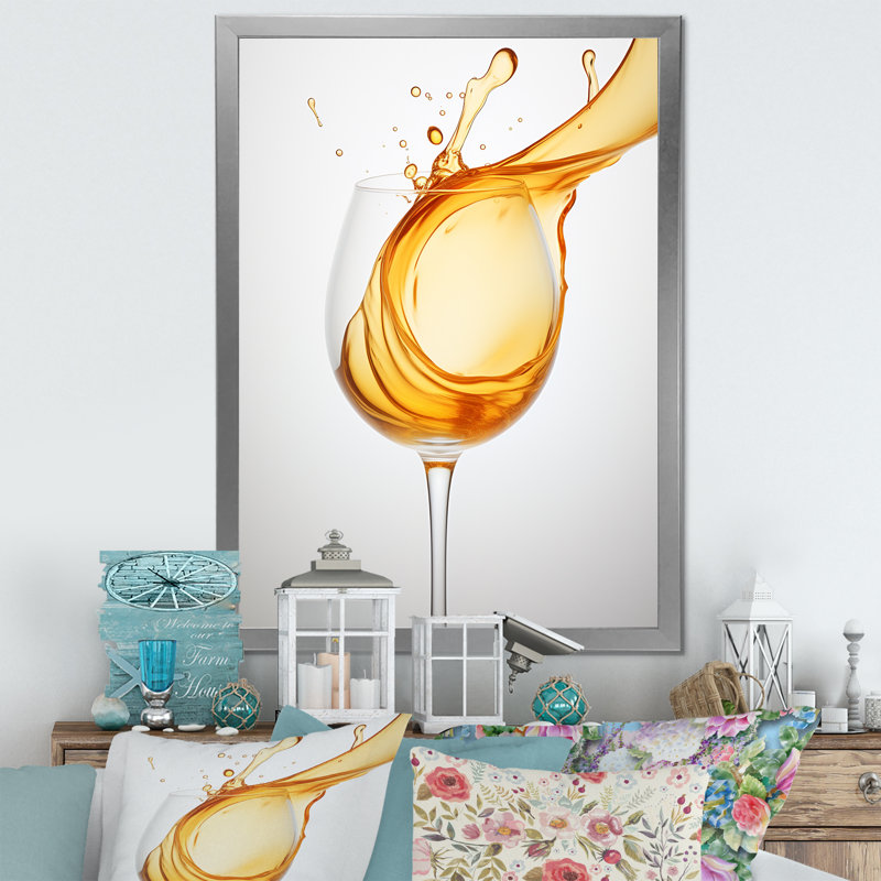 " Nectars Note " Print, Silver Single Picture Framed, 20" H x 12" W x 1" D