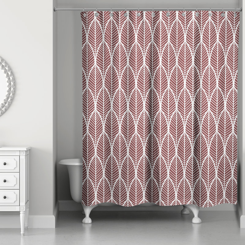 Rideau de douche Roshell, Rouge