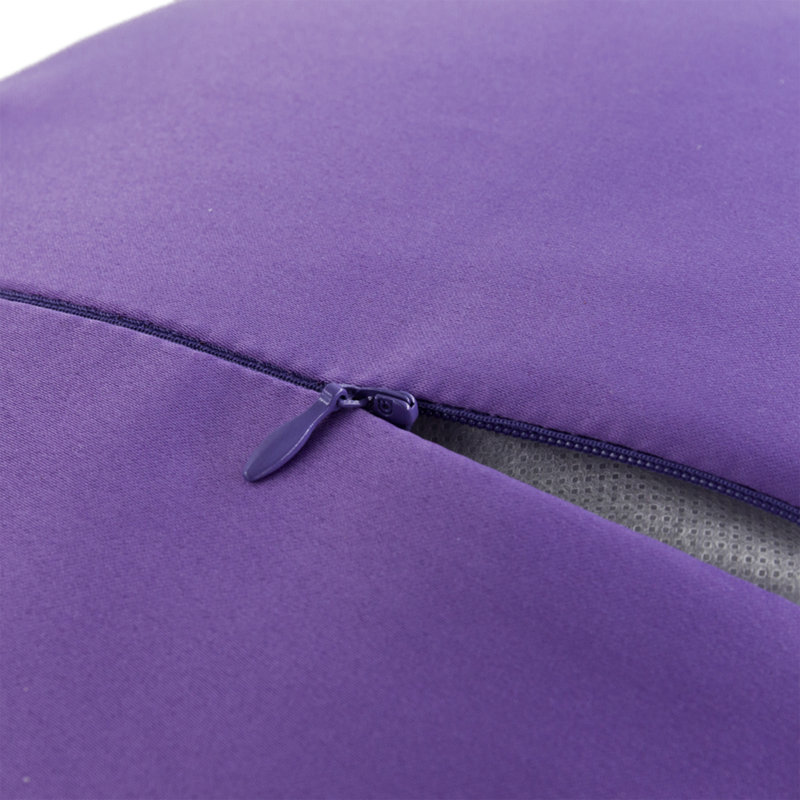  Coussin décoratif brodé réversible, Mauve